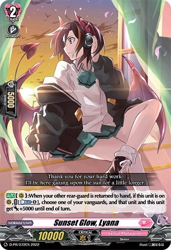 Image for Sunset Glow, Lyana (D Promo Cards) (D-PR/072EN) - Cardfight Vanguard