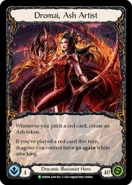 Image for Dromai, Ash Artist - HER066 (Flesh and Blood: Promo Cards) (HER066) - Flesh and Blood TCG