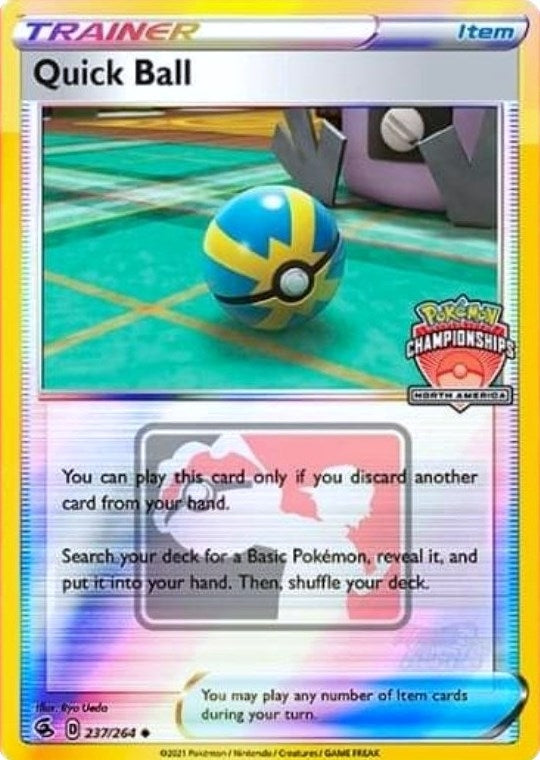Image for Quick Ball - 237/264 (North America Championships) (League & Championship Cards) (237/264) - Pokemon