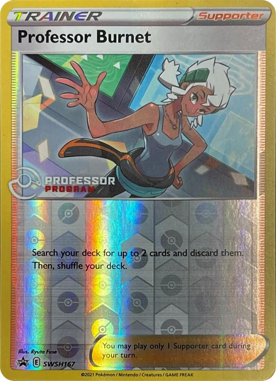 Image for Professor Burnet - SWSH167 (2021) (Professor Program Promos) (SWSH167) - Pokemon