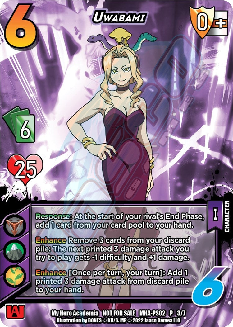 Image for Uwabami (Provisional Showdown 2) (UniVersus: My Hero Academia Promo Cards) (MHA-PS02 P 3/7) - UniVersus