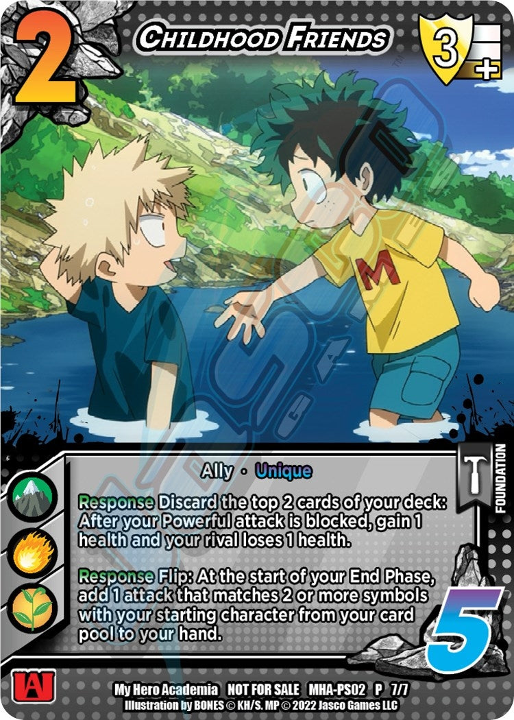 Image for Childhood Friends (Provisional Showdown 2) (UniVersus: My Hero Academia Promo Cards) (MHA-PS02 P 7/7) - UniVersus