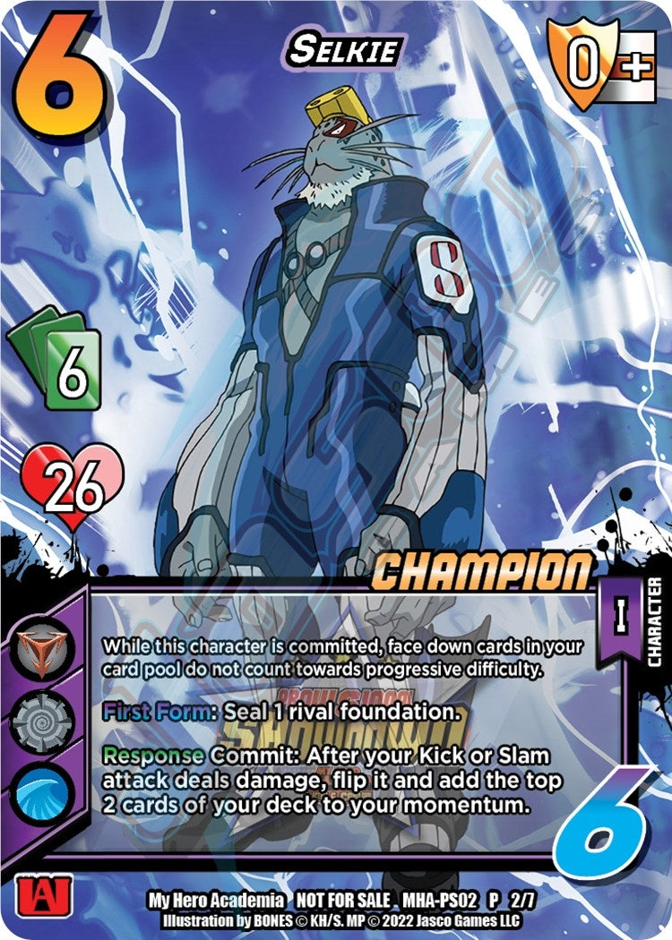 Image for Selkie (Provisional Showdown 2 Champion) (UniVersus: My Hero Academia Promo Cards) (MHA-PS02 P 2/7) - UniVersus