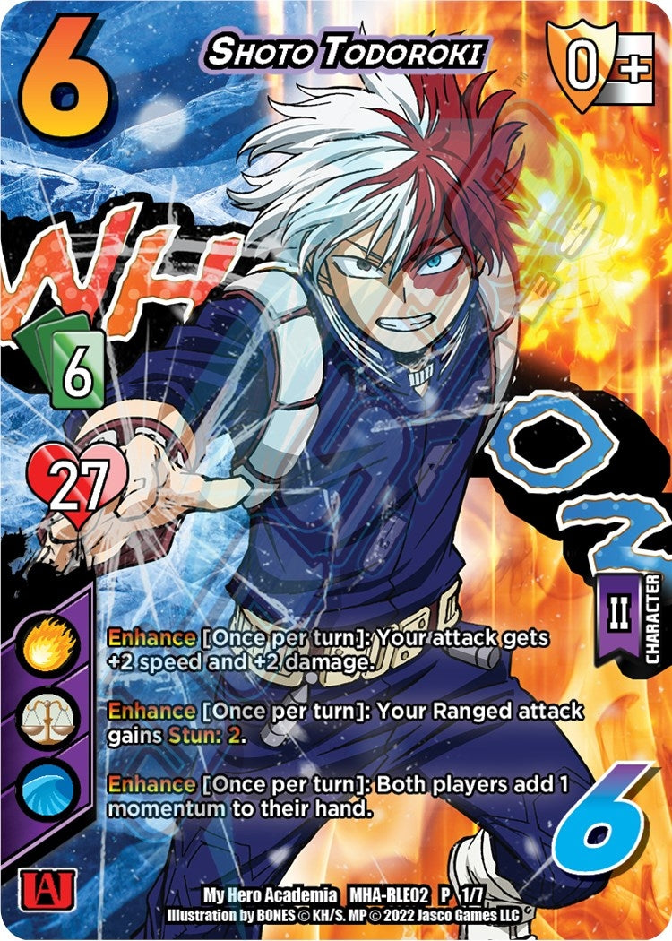Image for Shoto Todoroki (Regional License Exam 2022) (UniVersus: My Hero Academia Promo Cards) (MHA-RLE02 P 1/7) - UniVersus