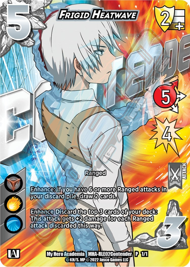 Image for Frigid Heatwave (Regional License Exam 2022 Contender) (UniVersus: My Hero Academia Promo Cards) (MHA-RLE02Contender P 1/1) - UniVersus