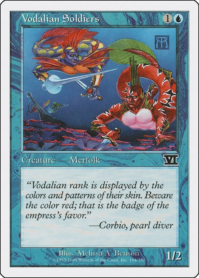 Image for Vodalian Soldiers (Classic Sixth Edition) (104) - Magic: The Gathering