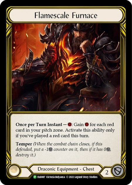 Image for Flamescale Furnace (Golden) (Flesh and Blood: Promo Cards) (FAB087) - Flesh and Blood TCG