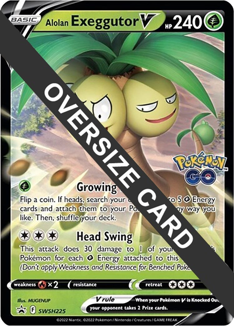 Image for Alolan Exeggutor V - SWSH225 (Jumbo Cards) (SWSH225) - Pokemon