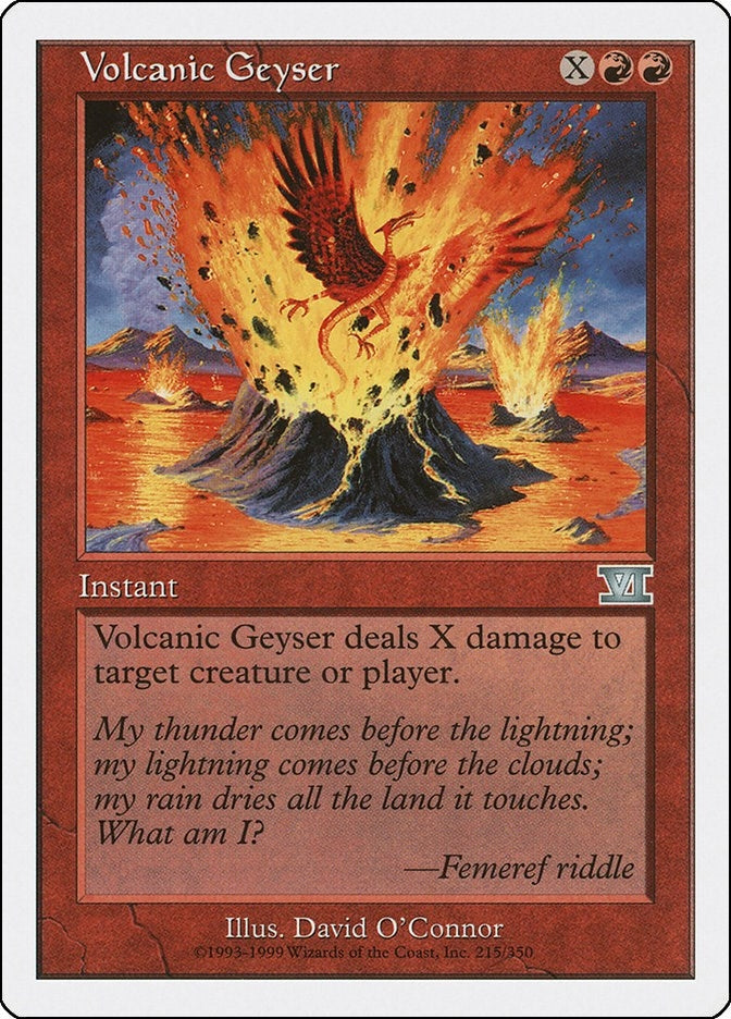 Image for Volcanic Geyser (Classic Sixth Edition) (215) - Magic: The Gathering