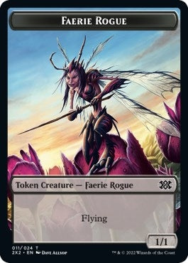 Image for Faerie Rogue // Soldier Double-Sided Token (Double Masters 2022) (11 // 7) - Magic: The Gathering
