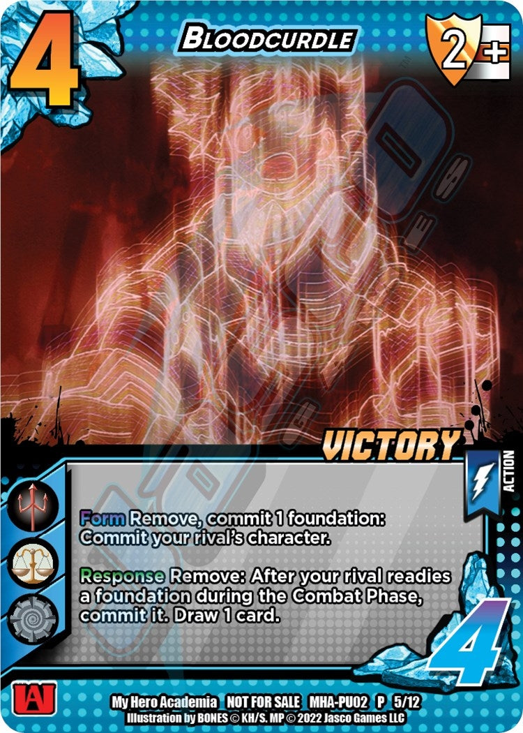 Image for Bloodcurdle (Plus Ultra Pack 2 Victory) (UniVersus: My Hero Academia Promo Cards) (MHA-PU02 P 5/12) - UniVersus