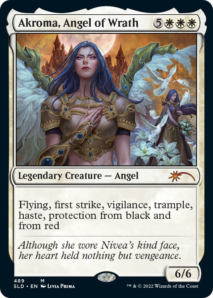 Image for Akroma, Angel of Wrath (Secret Lair Drop Series) (489) - Magic: The Gathering