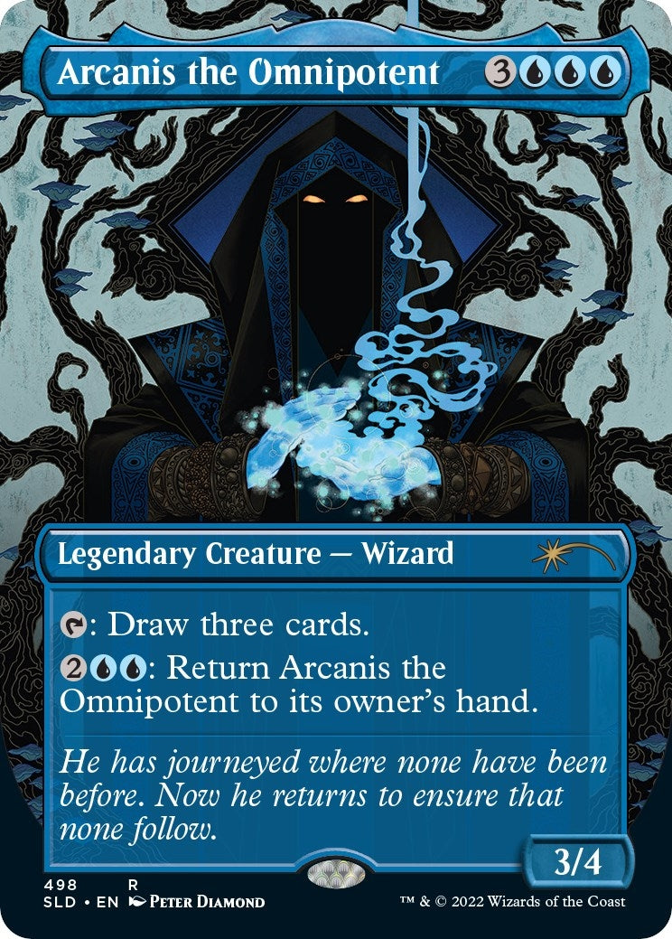 Image for Arcanis the Omnipotent (Secret Lair Drop Series) (498) - Magic: The Gathering