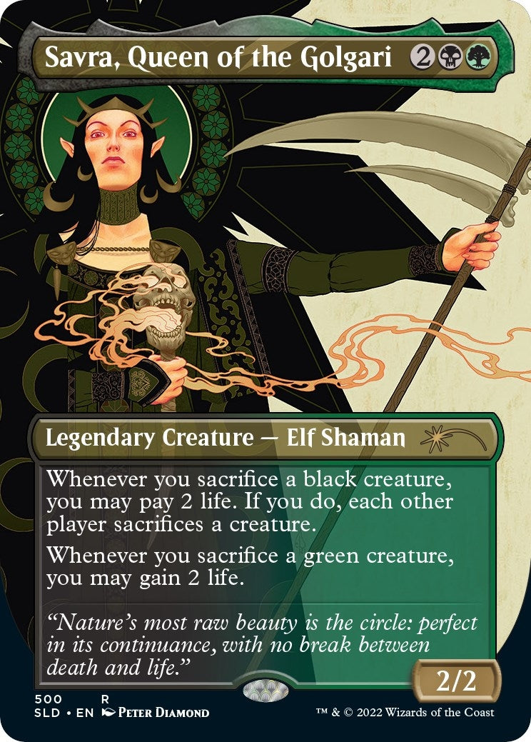 Image for Savra, Queen of the Golgari (Secret Lair Drop Series) (500) - Magic: The Gathering