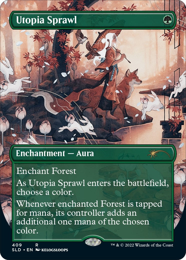Image for Utopia Sprawl (Borderless) (Secret Lair Drop Series) (409) - Magic: The Gathering