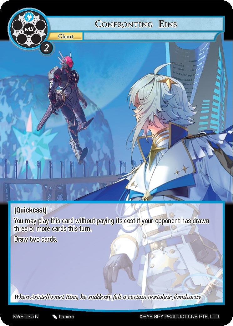 Image for Confronting Eins (A New World Emerges) (NWE-025 N) - Force of Will