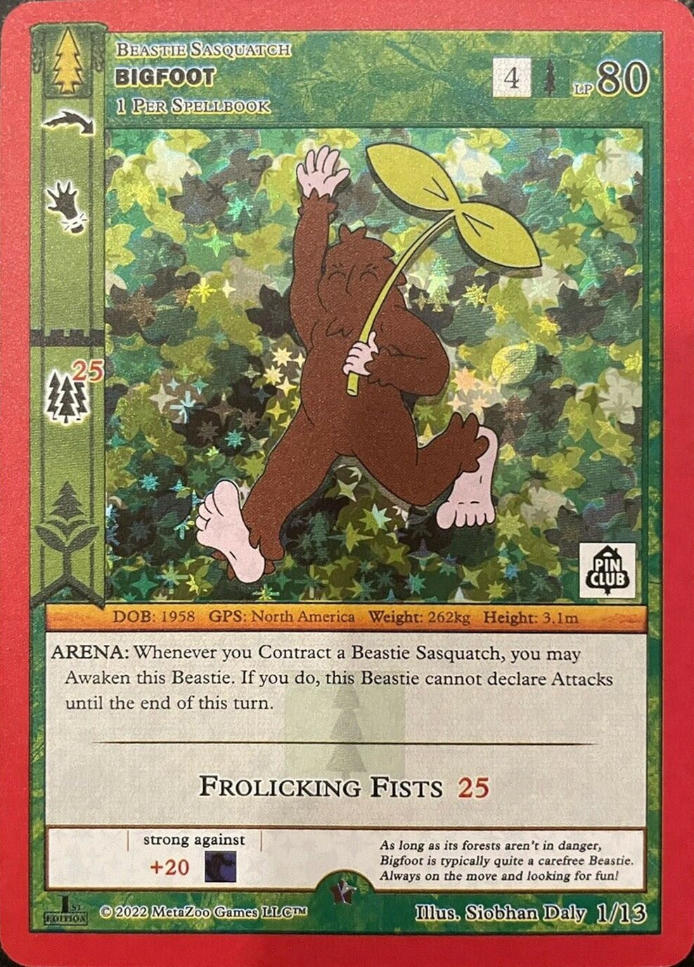Image for Bigfoot (Pin Club Wilderness Mystery Collection) (Miscellaneous Promos) (1/13) - MetaZoo