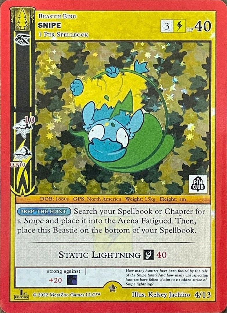 Image for Snipe (Pin Club Wilderness Mystery Collection) (Miscellaneous Promos) (4/13) - MetaZoo