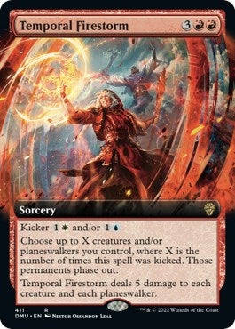 Image for Temporal Firestorm (Extended Art) (Dominaria United) (411) - Magic: The Gathering