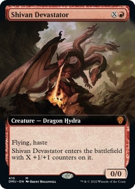 Image for Shivan Devastator (Extended Art) (Dominaria United) (410) - Magic: The Gathering
