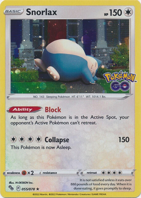 Image for Snorlax - 55/078 (Cosmos Holo) (Miscellaneous Cards & Products) (055/078) - Pokemon