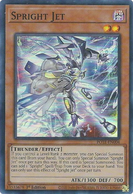Image for Spright Jet (Power of the Elements) (POTE-EN004) - YuGiOh