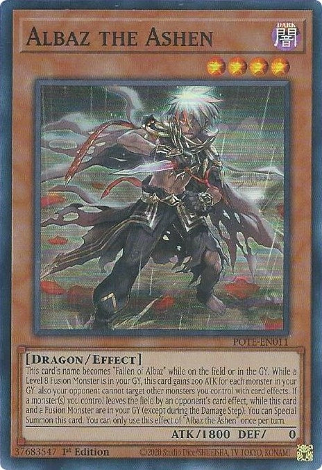 Image for Albaz the Ashen (Power of the Elements) (POTE-EN011) - YuGiOh