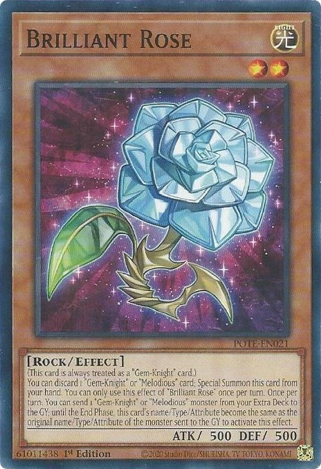 Image for Brilliant Rose (Power of the Elements) (POTE-EN021) - YuGiOh