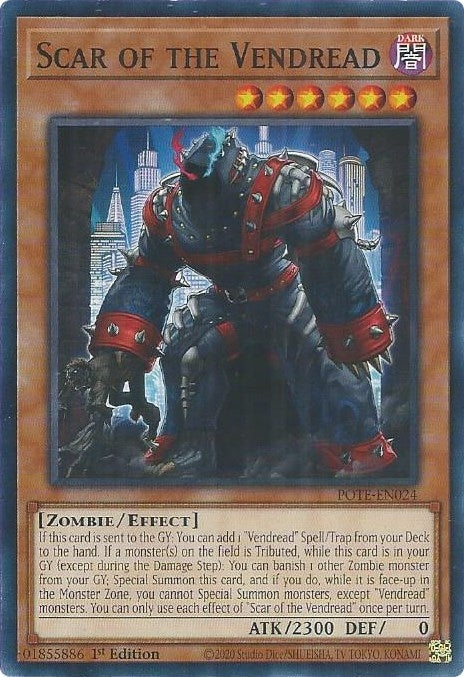 Image for Scar of the Vendread (Power of the Elements) (POTE-EN024) - YuGiOh
