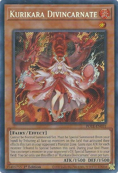 Image for Kurikara Divincarnate (Power of the Elements) (POTE-EN031) - YuGiOh