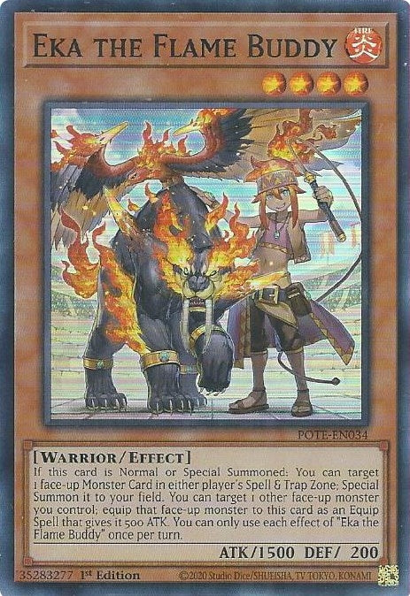 Image for Eka the Flame Buddy (Power of the Elements) (POTE-EN034) - YuGiOh