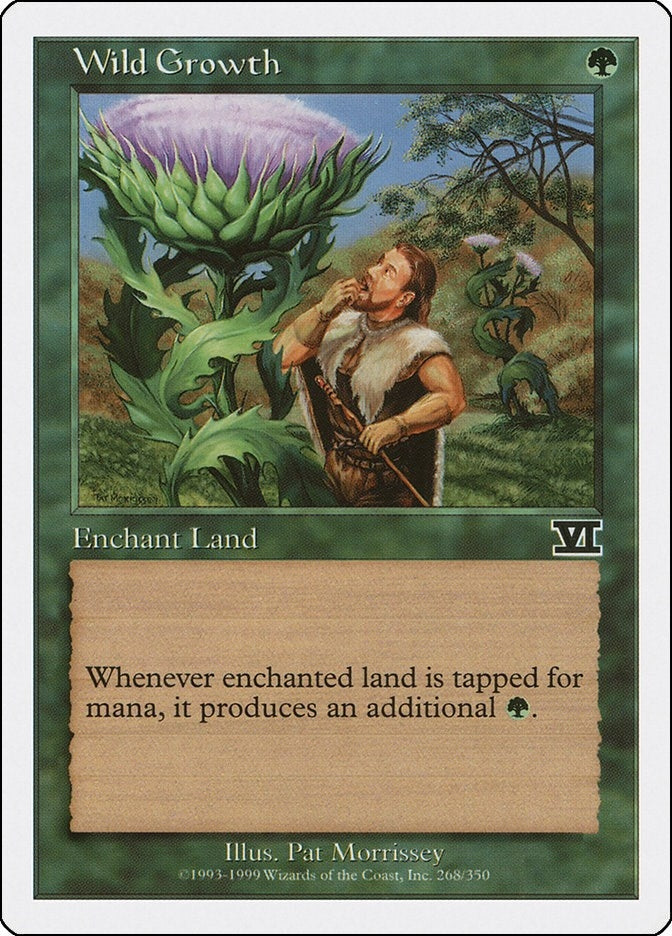 Image for Wild Growth (Classic Sixth Edition) (268) - Magic: The Gathering