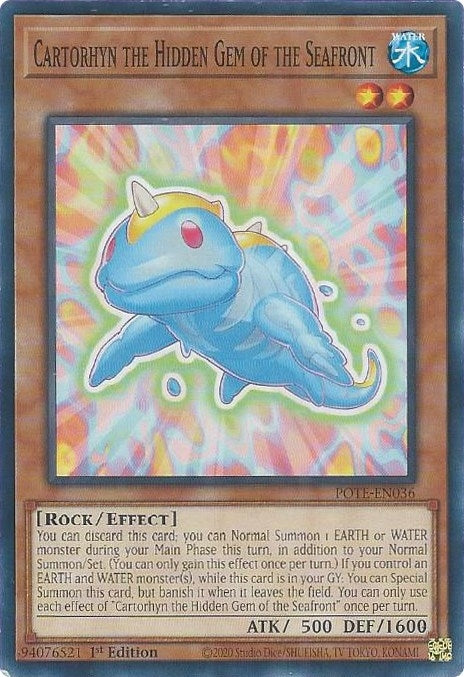 Image for Cartorhyn the Hidden Gem of the Seafront (Power of the Elements) (POTE-EN036) - YuGiOh