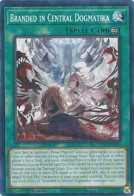 Image for Branded in Central Dogmatika (Power of the Elements) (POTE-EN058) - YuGiOh