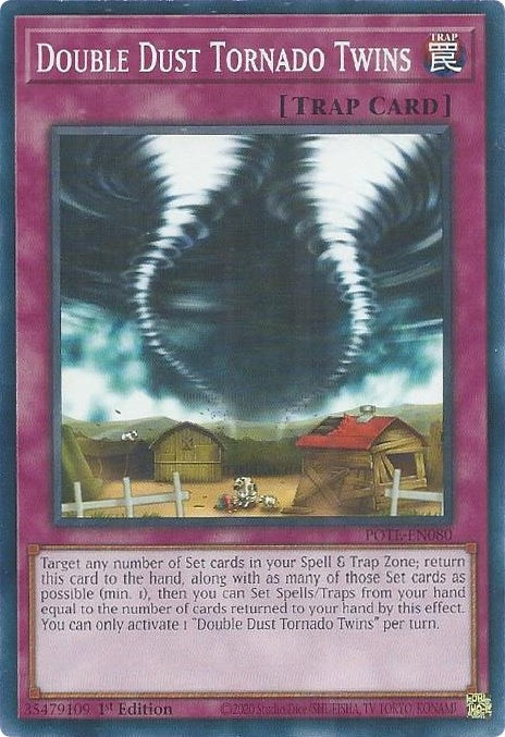 Image for Double Dust Tornado Twins (Power of the Elements) (POTE-EN080) - YuGiOh