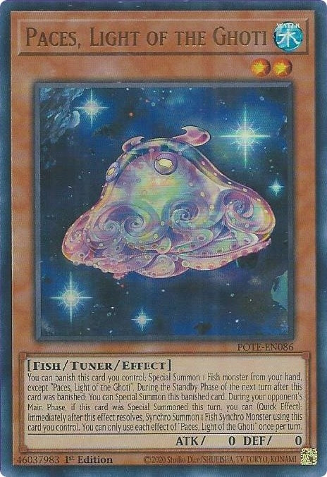 Image for Paces, Light of the Ghoti (Power of the Elements) (POTE-EN086) - YuGiOh