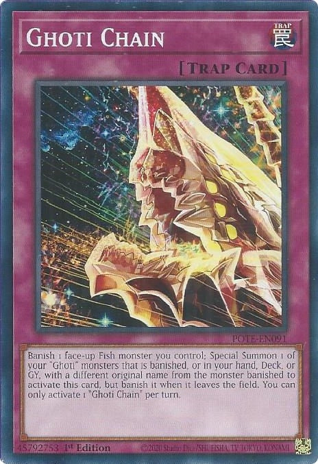 Image for Ghoti Chain (Power of the Elements) (POTE-EN091) - YuGiOh