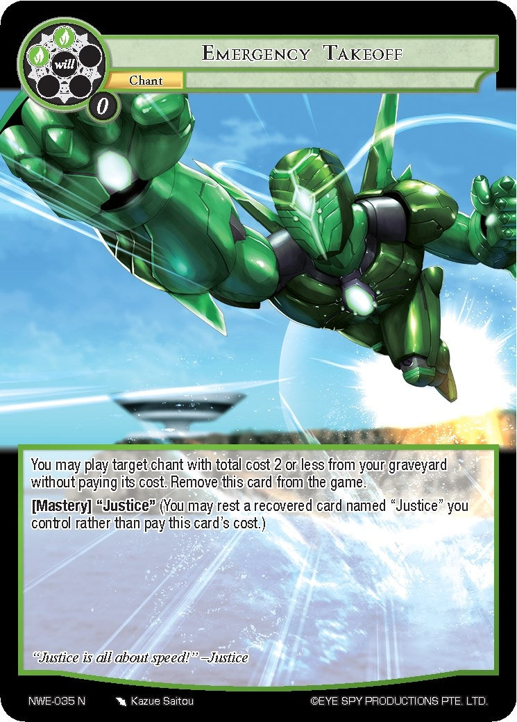 Image for Emergency Takeoff (A New World Emerges) (NWE-035 N) - Force of Will