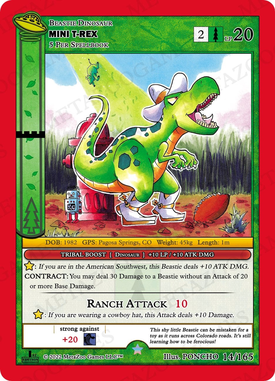 Image for Mini T-Rex (UFO: First Edition) (014/165) - MetaZoo