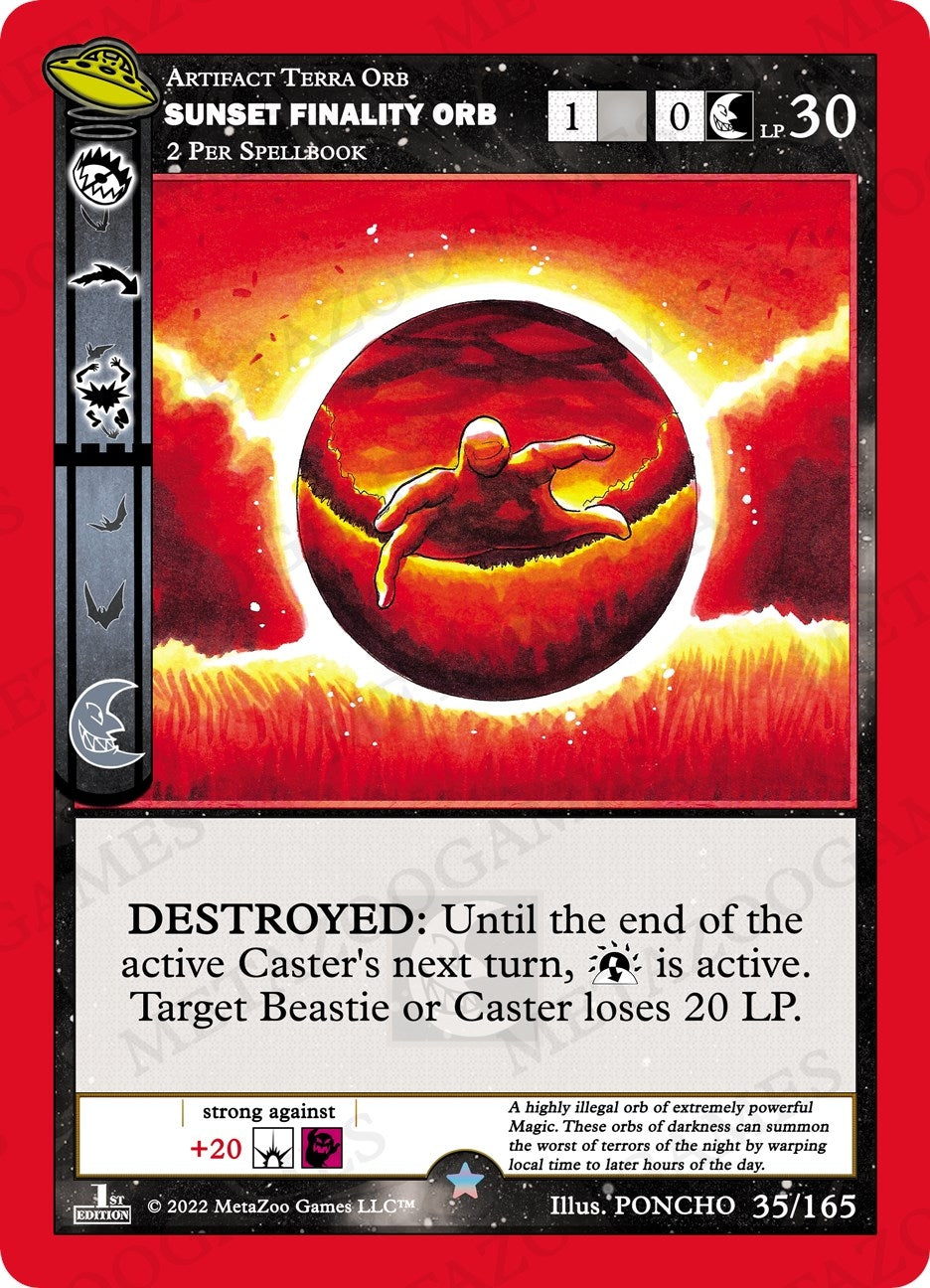 Image for Sunset Finality Orb (UFO: First Edition) (035/165) - MetaZoo