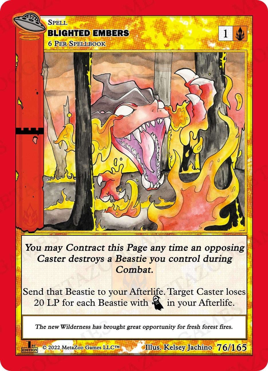 Image for Blighted Embers (UFO: First Edition) (076/165) - MetaZoo