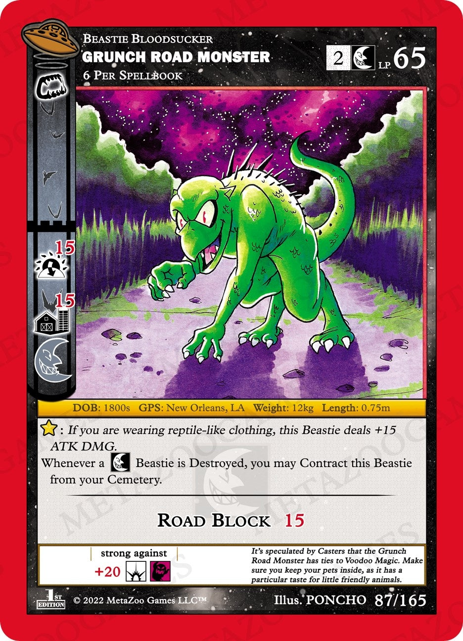 Image for Grunch Road Monster (UFO: First Edition) (087/165) - MetaZoo
