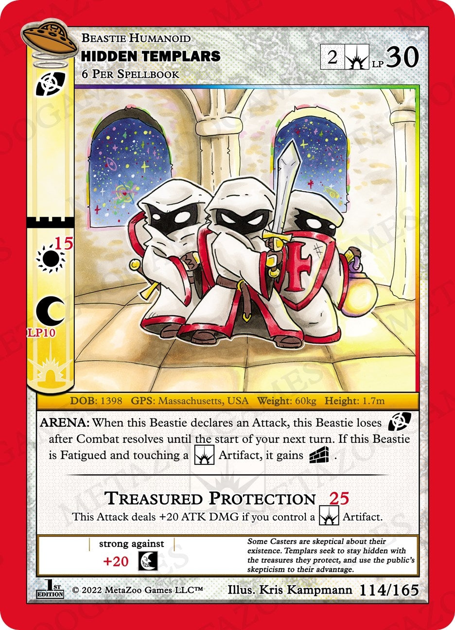 Image for Hidden Templars (UFO: First Edition) (114/165) - MetaZoo