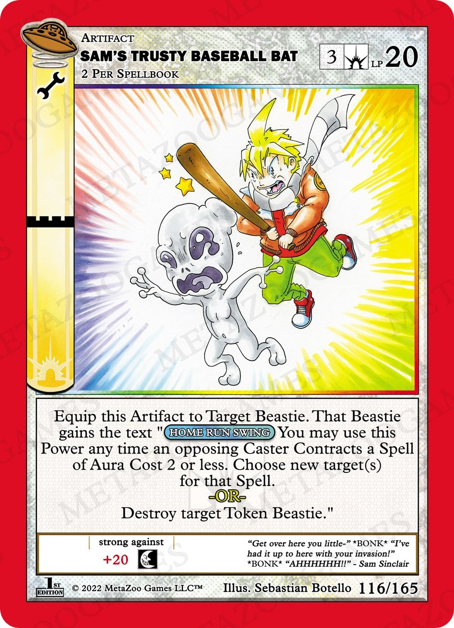 Image for Sam's Trusty Baseball Bat (UFO: First Edition) (116/165) - MetaZoo