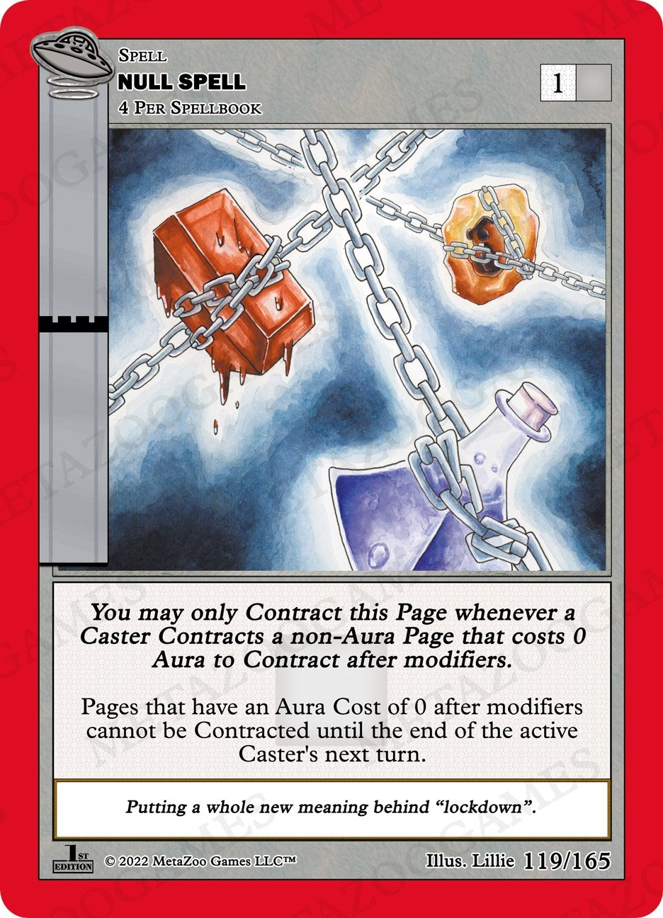 Image for Null Spell (UFO: First Edition) (119/165) - MetaZoo