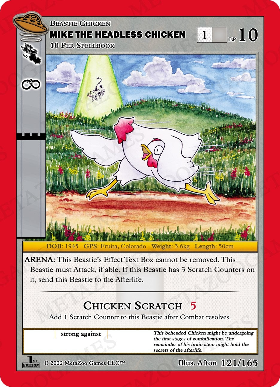 Image for Mike the Headless Chicken (UFO: First Edition) (121/165) - MetaZoo