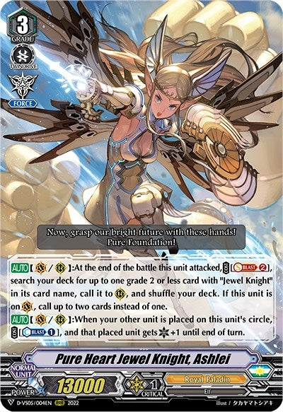 Image for Pure Heart Jewel Knight, Ashlei (D-VS05: V Clan Collection Vol.5) (D-VS05/004EN) - Cardfight Vanguard