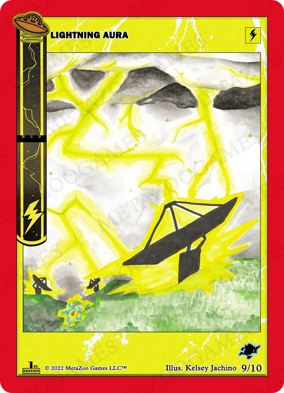Image for Lightning Aura (UFO: First Edition Release Event Deck) (9/10) - MetaZoo