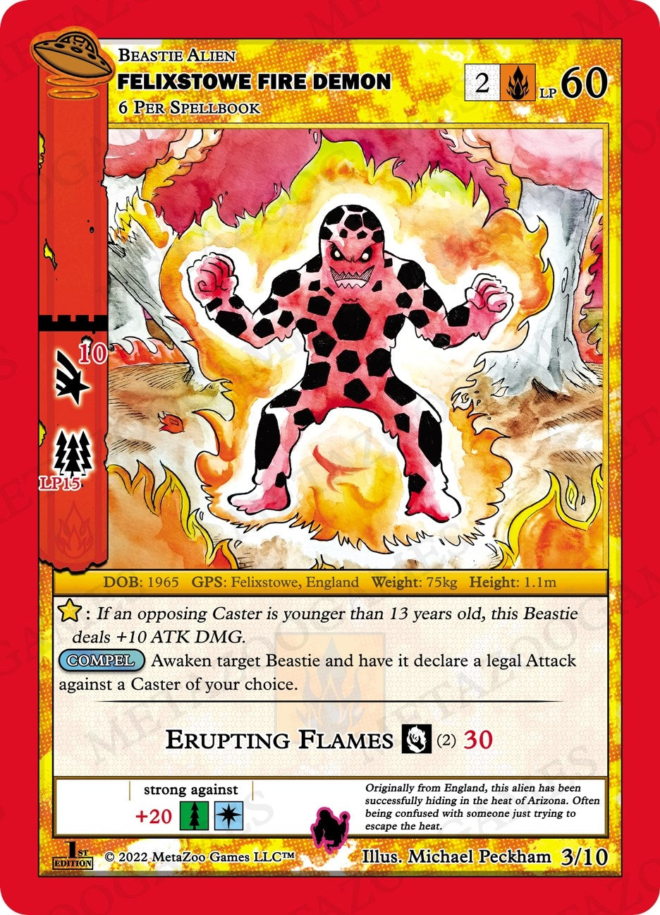 Image for Felixstowe Fire Demon (UFO: First Edition Release Event Deck) (3/10) - MetaZoo