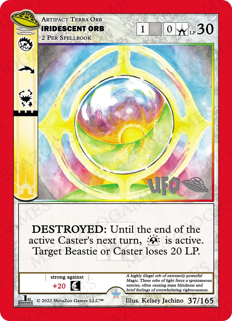 Image for Iridiescent Orb (UFO: First Edition Spoiler Pack) (037/165) - MetaZoo